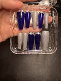 Blue and Silver